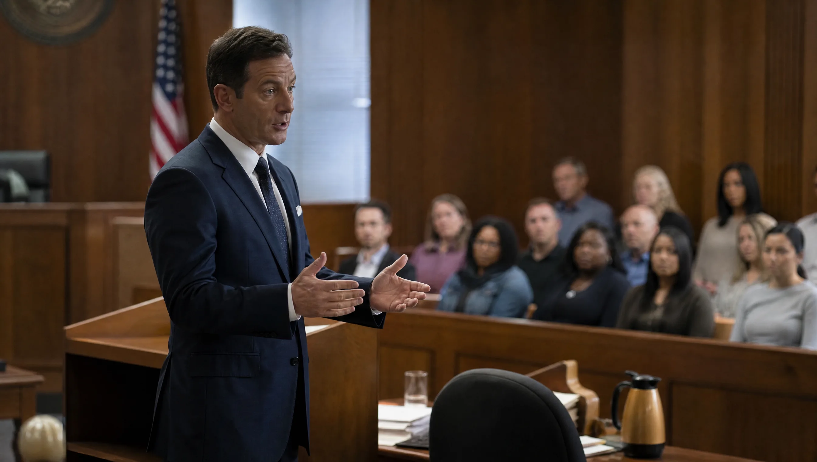 The jury decided in opening. The closing is the seal.